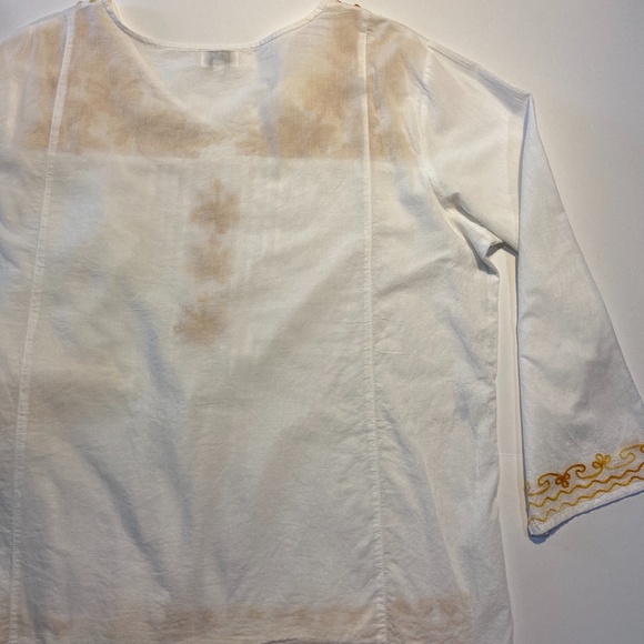 C|C Chic Boho Tunic Blouse Sz3x L - Picture 3 of 3